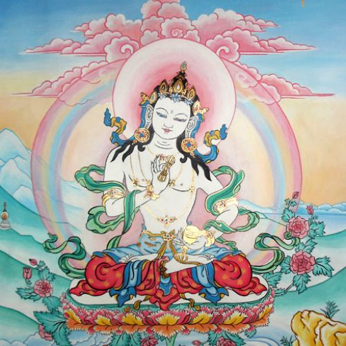 BOUDDHA BLANC 80X80 2000€